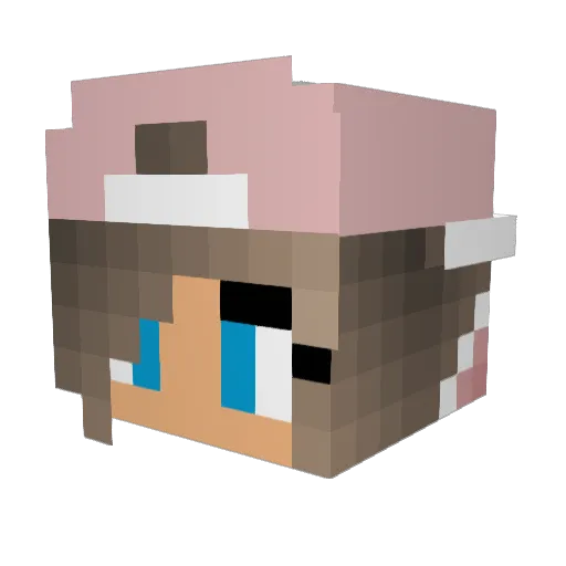 Streeter135 Minecraft avatar head, 3D render