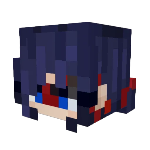 Strelizia223 Minecraft avatar head, 3D render