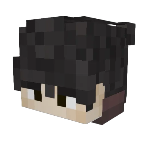 Strelok_3332 Minecraft avatar head, 3D render