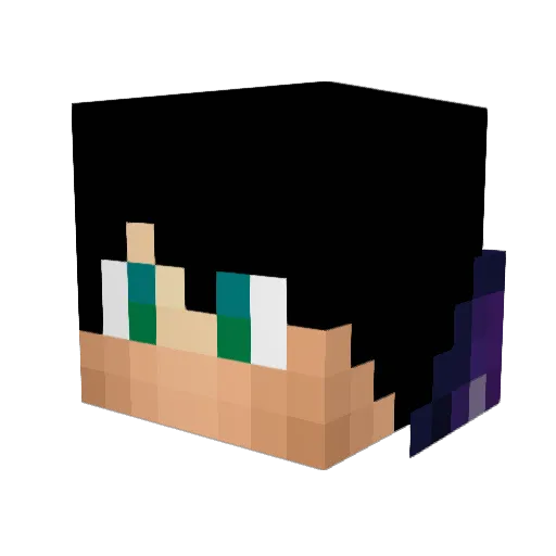 Strepherd Minecraft avatar head, 3D render