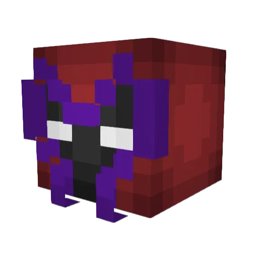 Stress27 Minecraft avatar head, 3D render