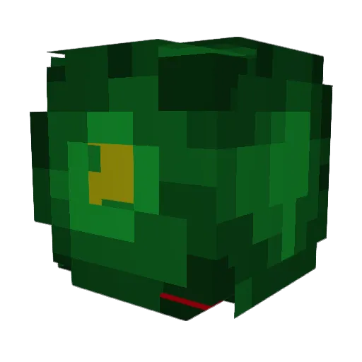 StressyEgg Minecraft avatar head, 3D render