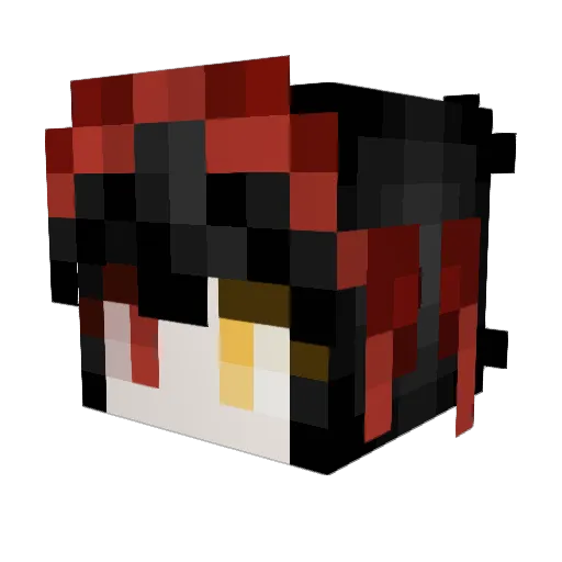 StretchMyJerky Minecraft avatar head, 3D render