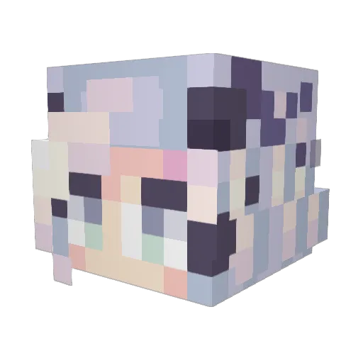 Strict_Li Minecraft avatar head, 3D render