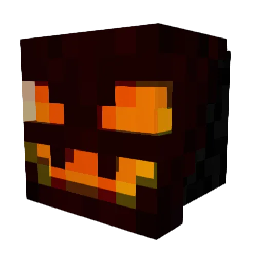 Stridak Minecraft avatar head, 3D render
