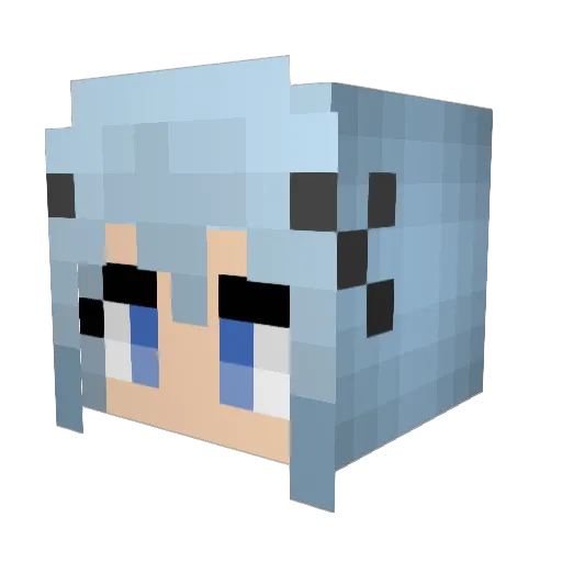 StriderJW Minecraft avatar head, 3D render