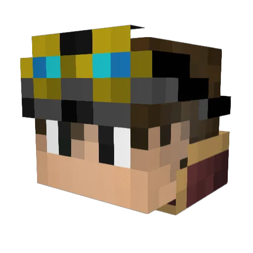 Strike77_Cz Minecraft avatar head, 3D render