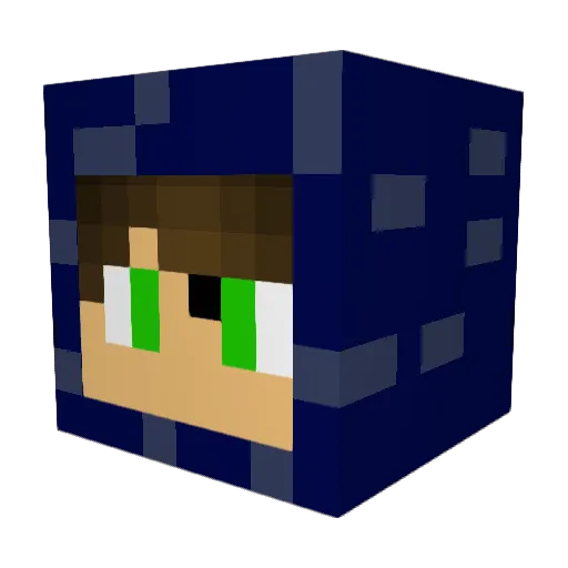 StrikeZone_Br Minecraft avatar head, 3D render