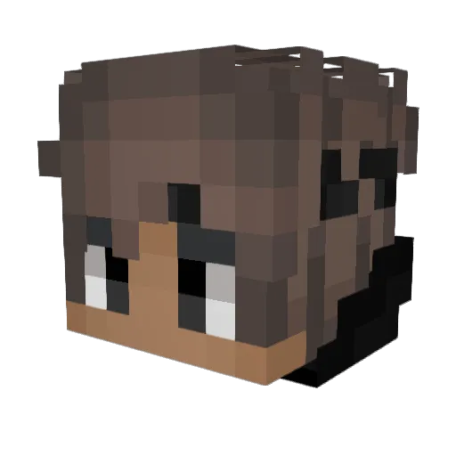 Strike_of_Fury Minecraft avatar head, 3D render