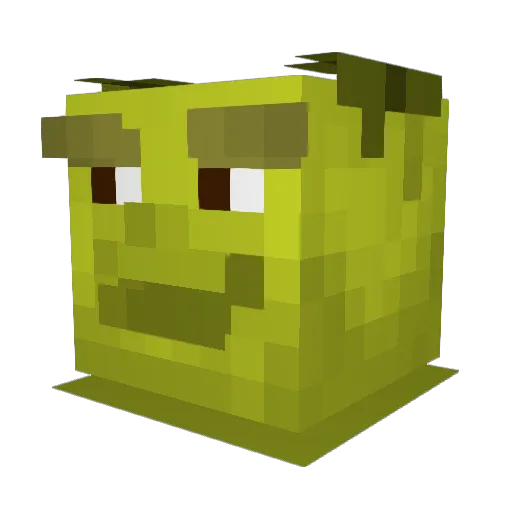 StrikenStealth Minecraft avatar head, 3D render