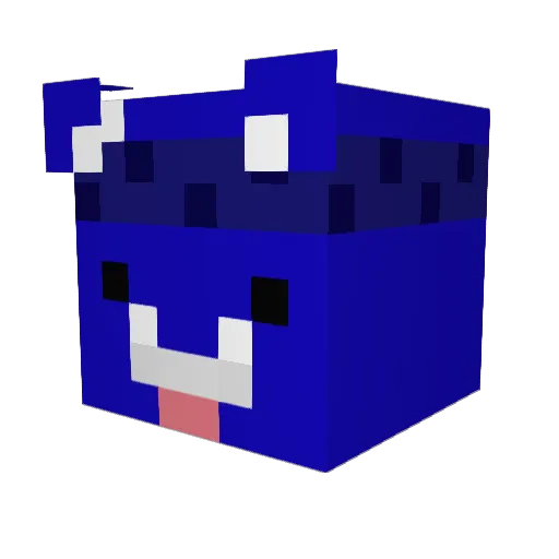 Strikeonyt Minecraft avatar head, 3D render