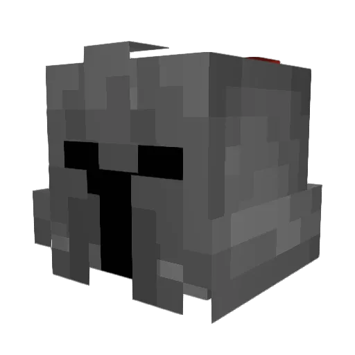 Striker1990 Minecraft avatar head, 3D render