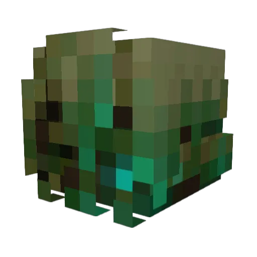 Striker61 Minecraft avatar head, 3D render