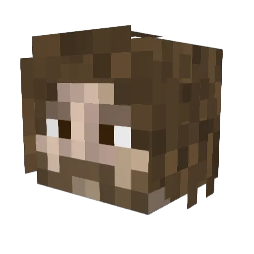 Striker92005 Minecraft avatar head, 3D render