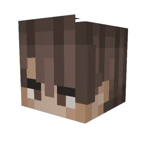 Striker_14 Minecraft avatar head, 3D render