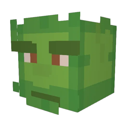 Striker_Sly Minecraft avatar head, 3D render