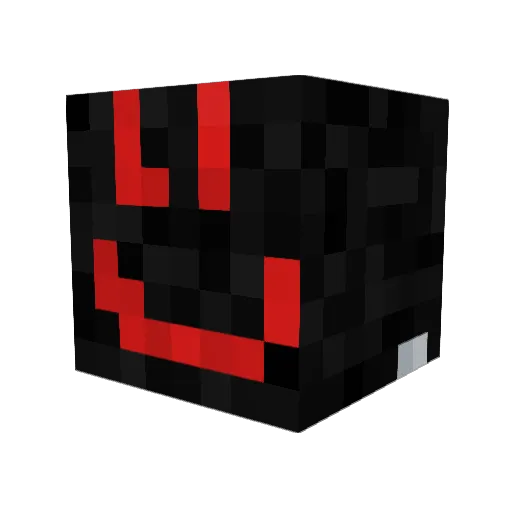 Strikerrgg Minecraft avatar head, 3D render