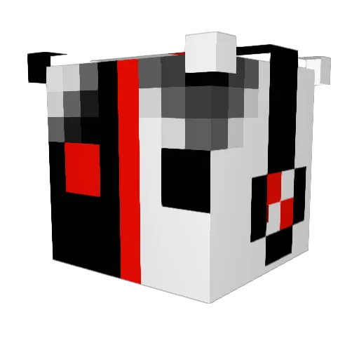 Strikervargas101 Minecraft avatar head, 3D render