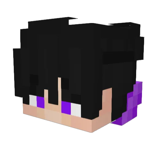 Strikerxdc Minecraft avatar head, 3D render