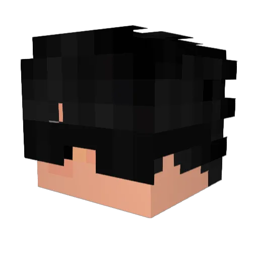 StrimpZ Minecraft avatar head, 3D render