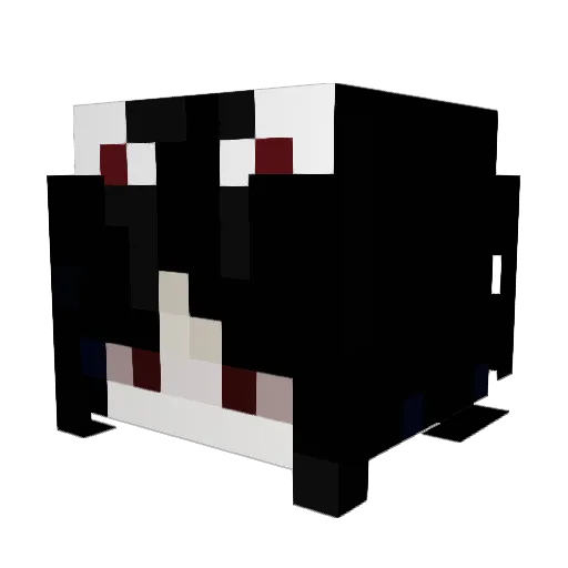 String_Beanz Minecraft avatar head, 3D render