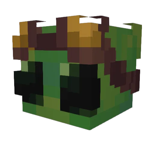 StringbeanSoup Minecraft avatar head, 3D render