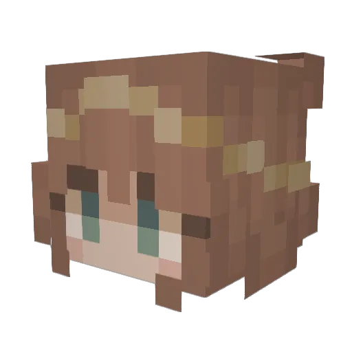 Stringbee351 Minecraft avatar head, 3D render