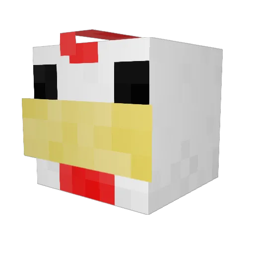 StripForTito Minecraft avatar head, 3D render