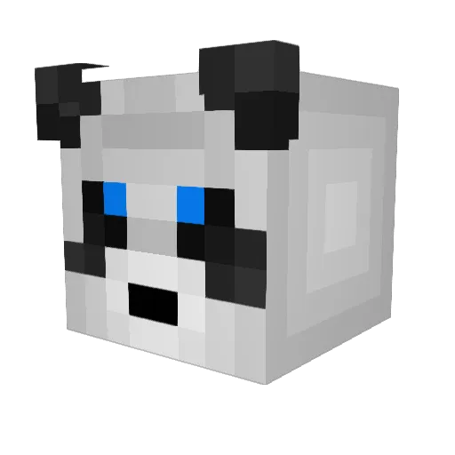 StripVision Minecraft avatar head, 3D render