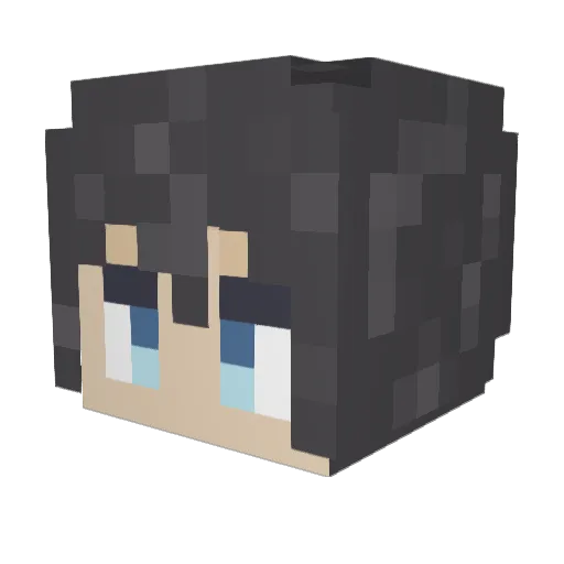 StriveVA Minecraft avatar head, 3D render