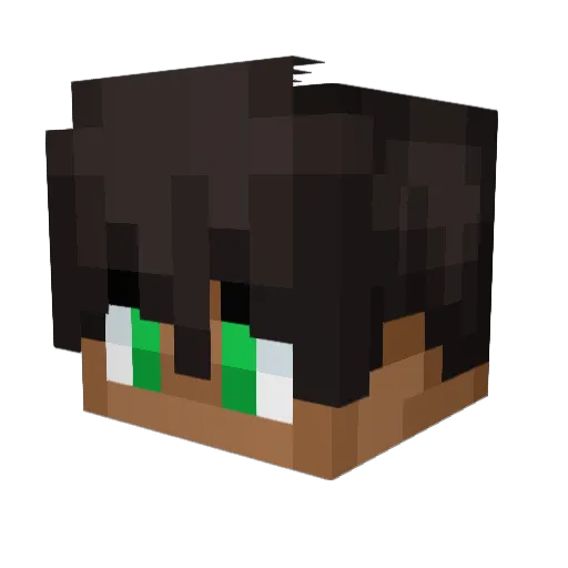 StrivingSpice28 Minecraft avatar head, 3D render