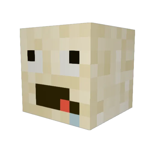Strix_rebouche Minecraft avatar head, 3D render