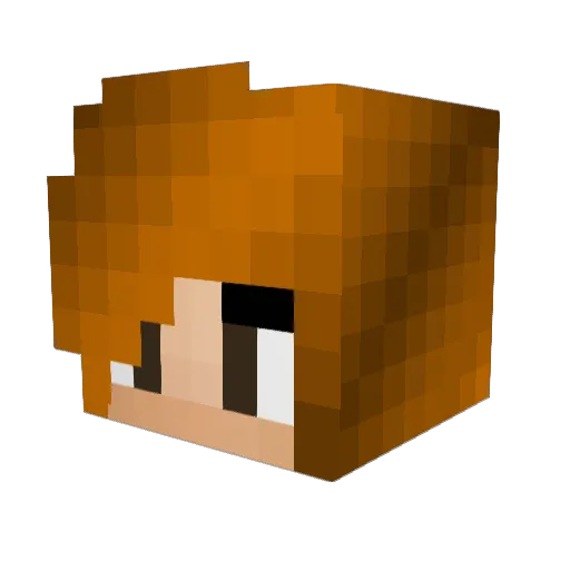 Strixiezz Minecraft avatar head, 3D render