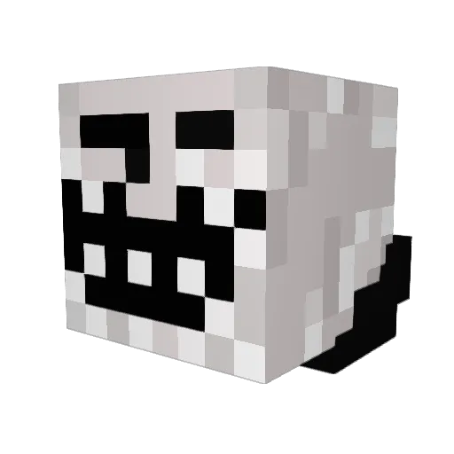 Strke1589 Minecraft avatar head, 3D render