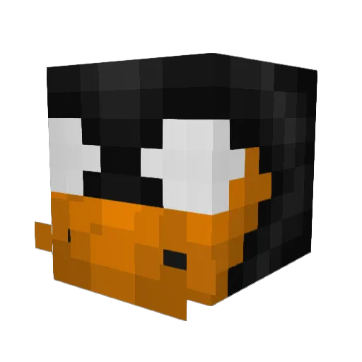 Strmmmm Minecraft avatar head, 3D render