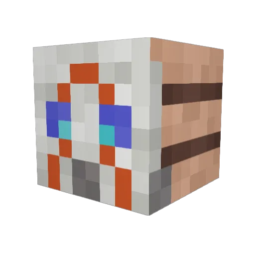 Strohhut23 Minecraft avatar head, 3D render