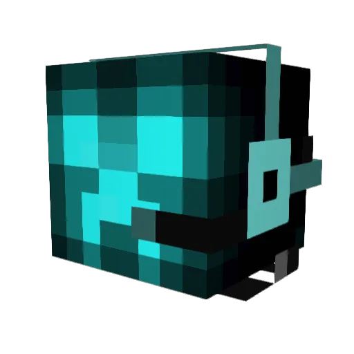 Strommyx Minecraft avatar head, 3D render