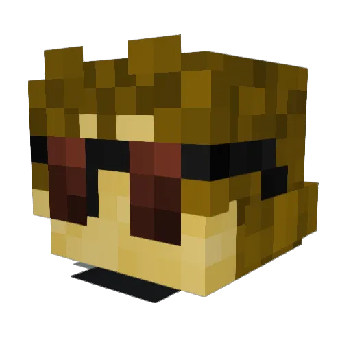 Stromofsky_ Minecraft avatar head, 3D render