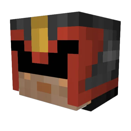 Stromtini Minecraft avatar head, 3D render