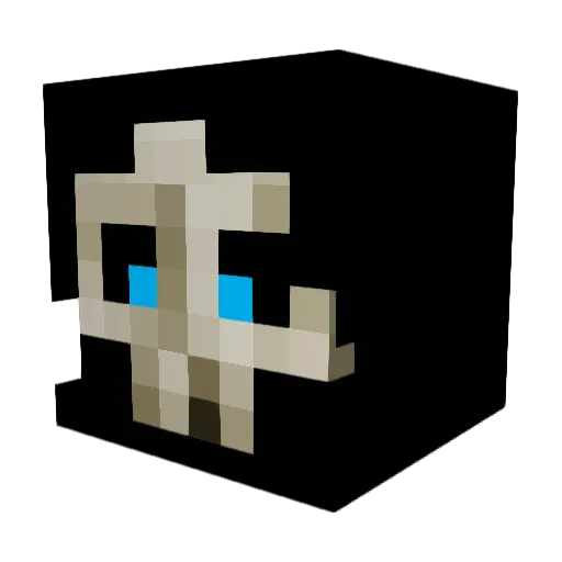 StrongBear73 Minecraft avatar head, 3D render