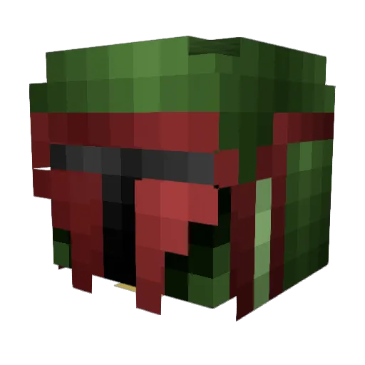 StrongWallace Minecraft avatar head, 3D render