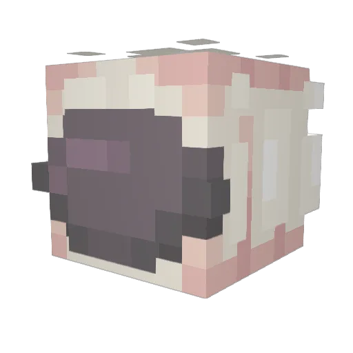 Strong_Love Minecraft avatar head, 3D render