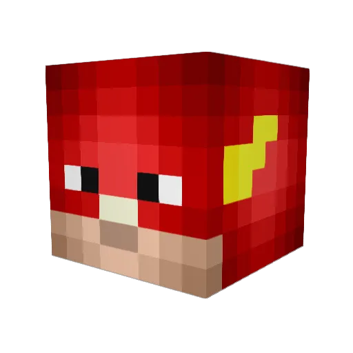 Strongbow128 Minecraft avatar head, 3D render