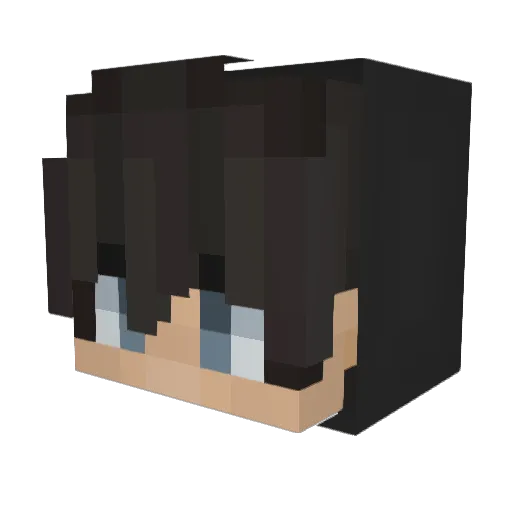 Stronghold7878 Minecraft avatar head, 3D render
