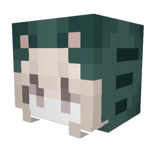 Stronghts Minecraft avatar head, 3D render
