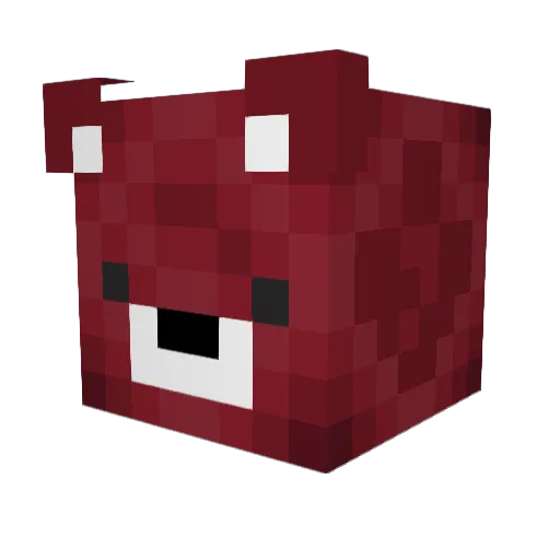 Strongside688 Minecraft avatar head, 3D render
