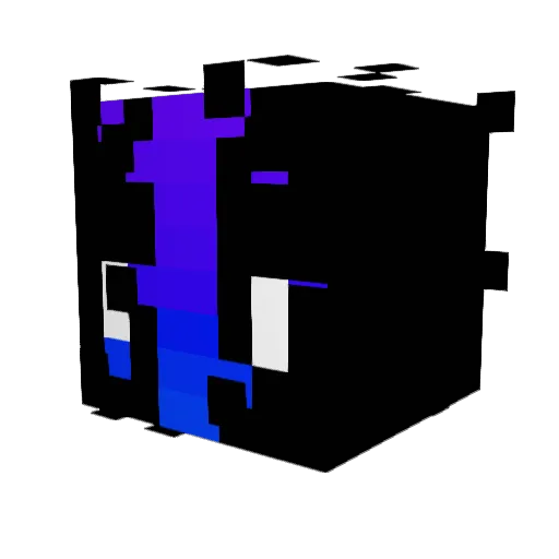 StronkBuns Minecraft avatar head, 3D render