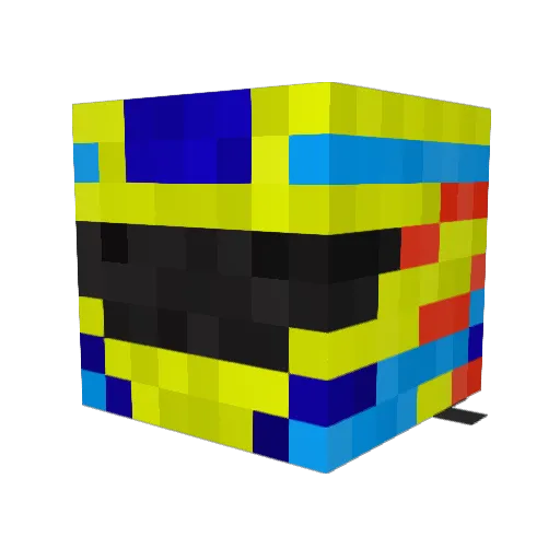 Stronk_999 Minecraft avatar head, 3D render