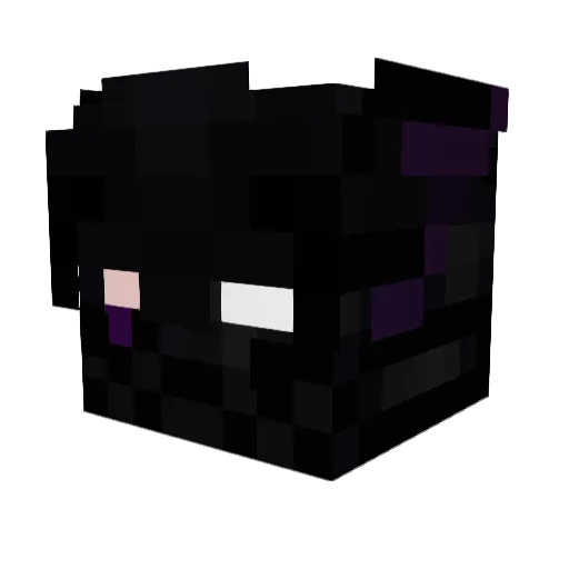 Stroopay Minecraft avatar head, 3D render