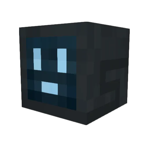 Strouip Minecraft avatar head, 3D render